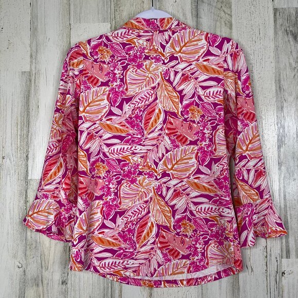IBKUL Womens Shirts Vibrant Colors Size Small UPF 50+ Stretch‎ Bundle Lots of 2 - Picture 3 of 16